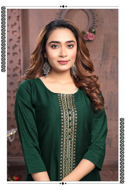 Kali H Dot Silk Readymade Pant Style Suits