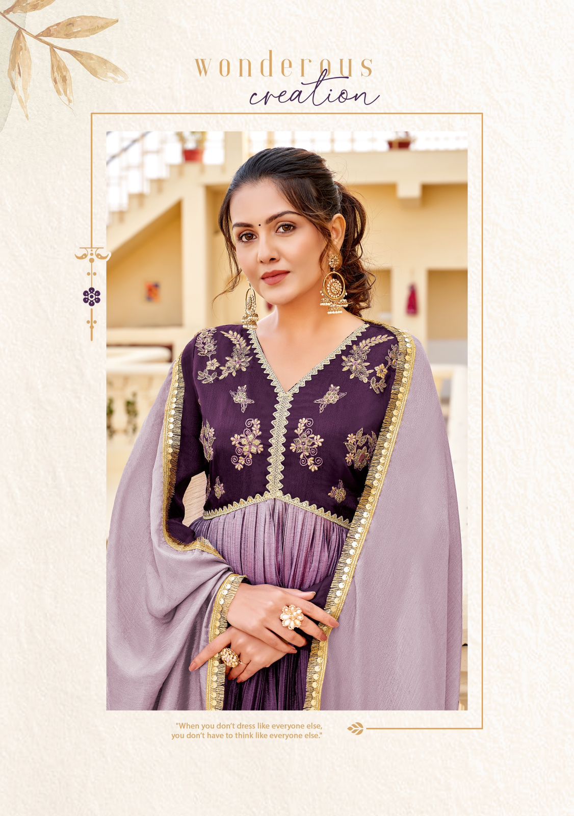 Kalika Mittoo Chinon Readymade Pant Style Suits