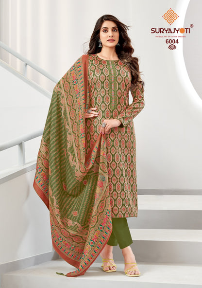 Kalki Vol 6 Suryajyoti Jaam Satin Pant Style Suits