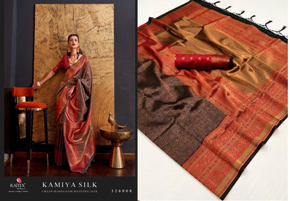 Kamiya Silk Rajtex Handloom Weaving Sarees