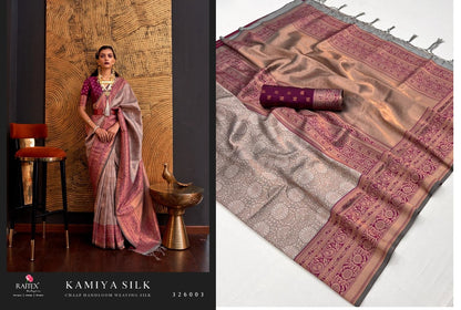 Kamiya Silk Rajtex Handloom Weaving Sarees