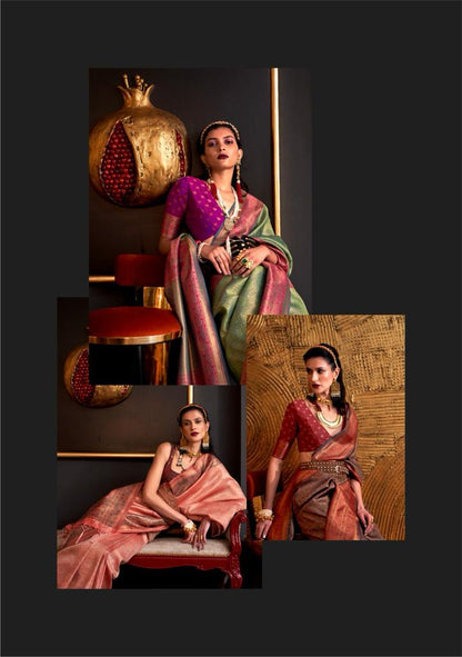 Kamiya Silk Rajtex Handloom Weaving Sarees