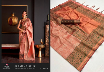 Kamiya Silk Rajtex Handloom Weaving Sarees