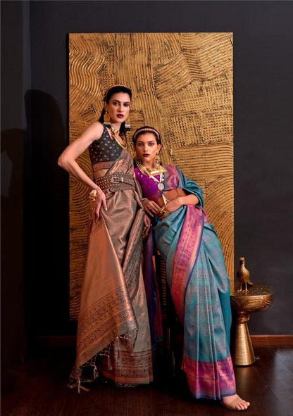 Kamiya Silk Rajtex Handloom Weaving Sarees