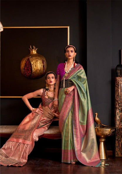 Kamiya Silk Rajtex Handloom Weaving Sarees