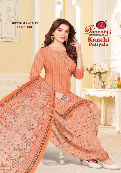 Kanchi Patiyala Vol 1 Ganeshji Cotton Dress Material