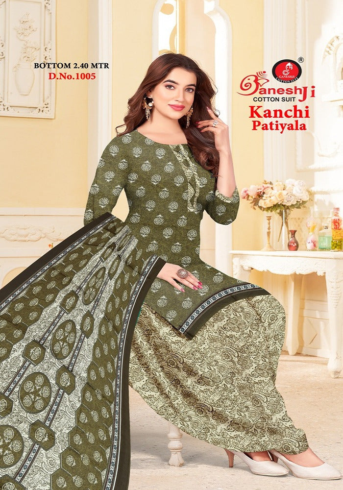 Kanchi Patiyala Vol 1 Ganeshji Cotton Dress Material