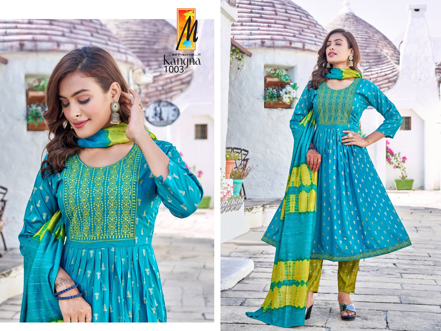 Kangna Master Rayon Readymade Pant Style Suits