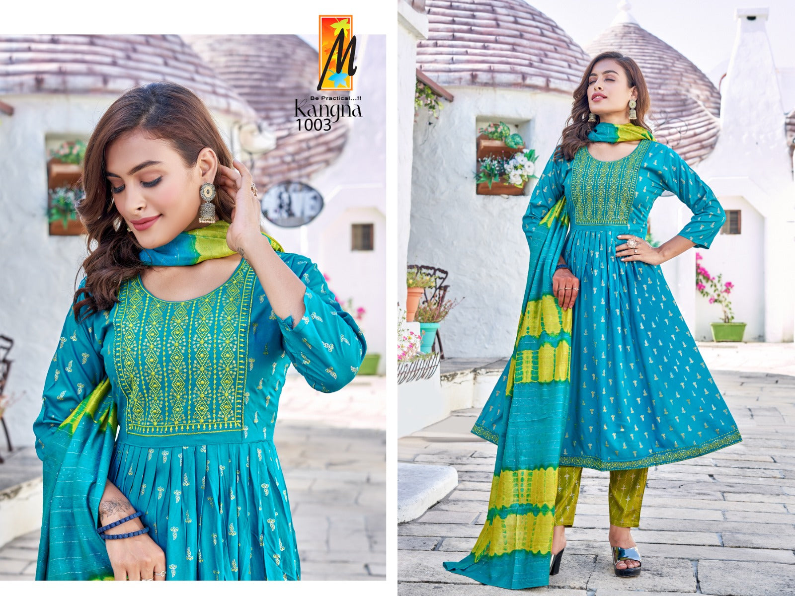 Kangna Master Rayon Readymade Pant Style Suits