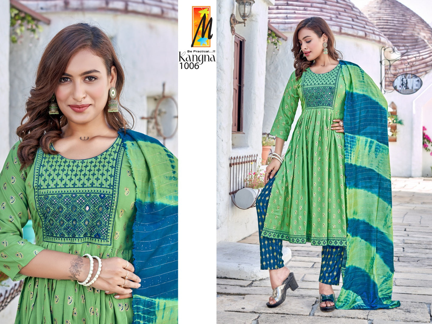 Kangna Master Rayon Readymade Pant Style Suits