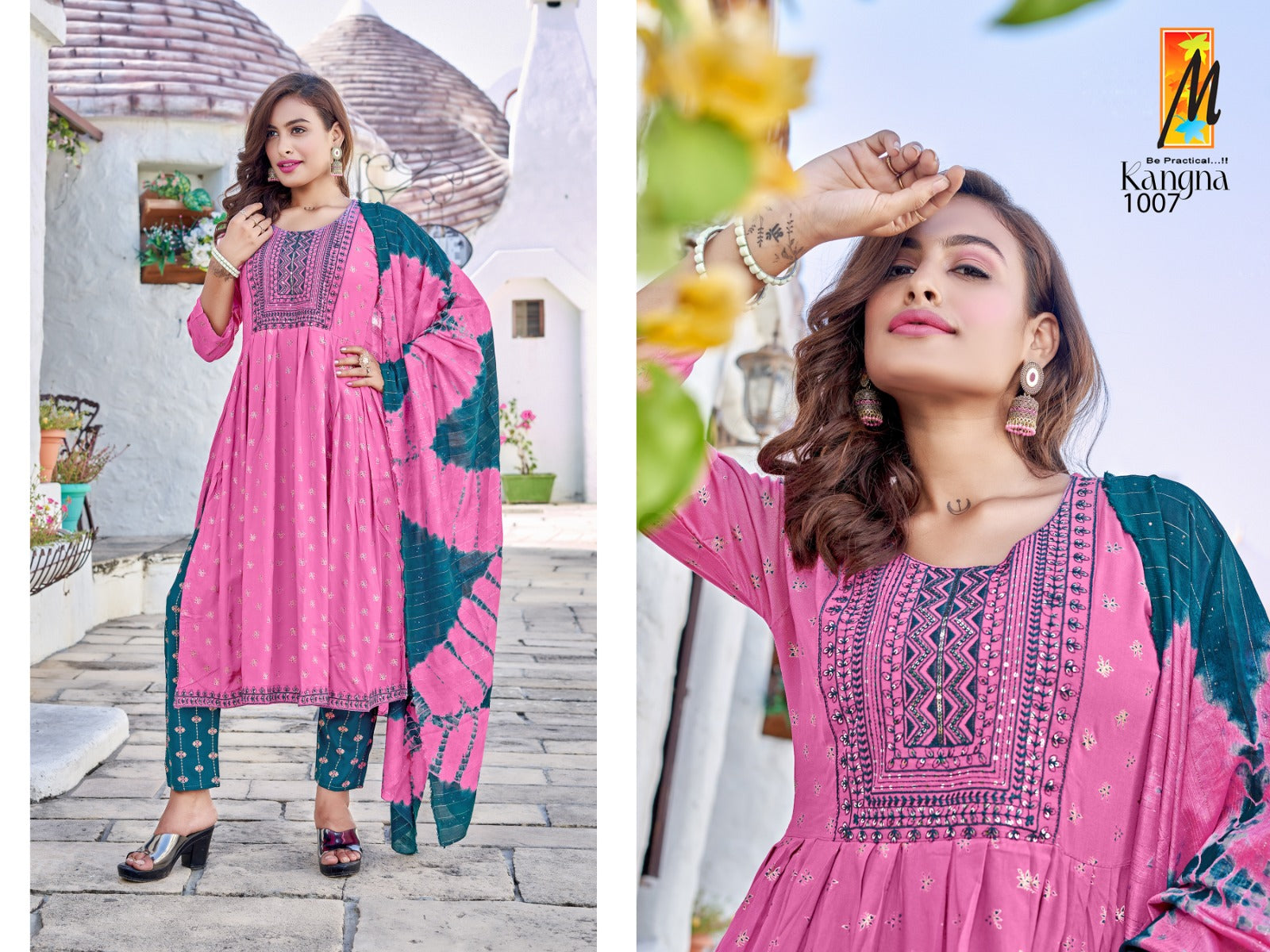 Kangna Master Rayon Readymade Pant Style Suits