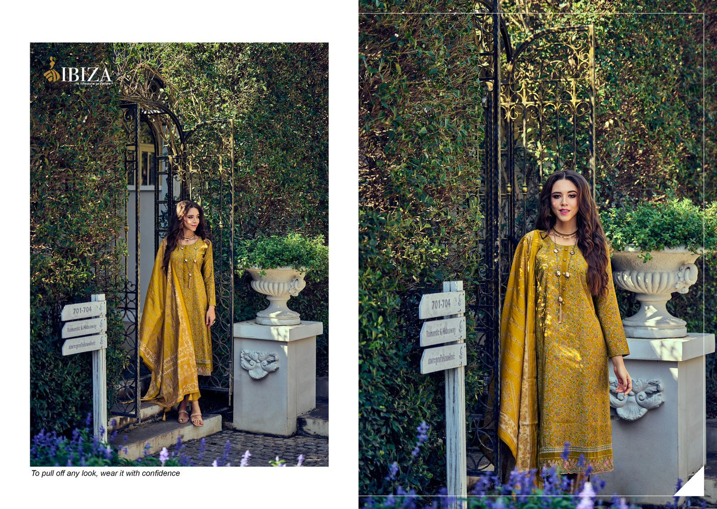 Kantha Kari Ibiza Viscose Muslin Pant Style Suits