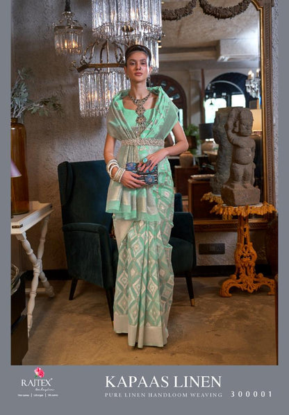 Kapaas Linen Rajtex Sarees