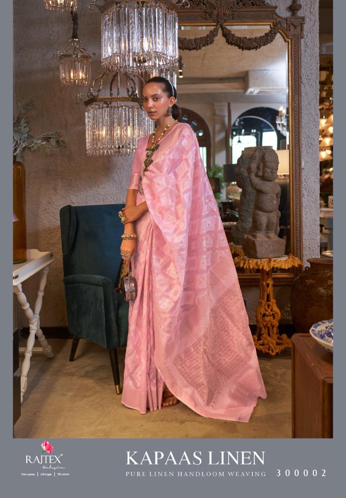 Kapaas Linen Rajtex Sarees