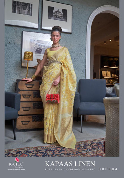 Kapaas Linen Rajtex Sarees
