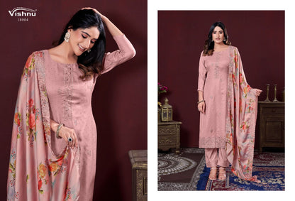 Karamat Vol 3 Vishnu Impex Silk Georgette Pant Style Suits