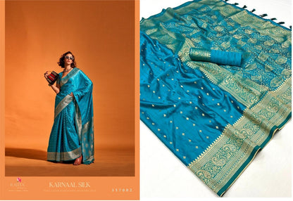 Karnaal Silk Rajtex Weaving Sarees