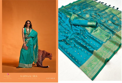 Karnaal Silk Rajtex Weaving Sarees