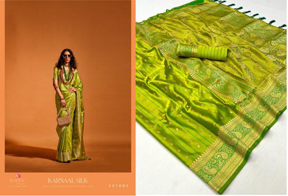 Karnaal Silk Rajtex Weaving Sarees