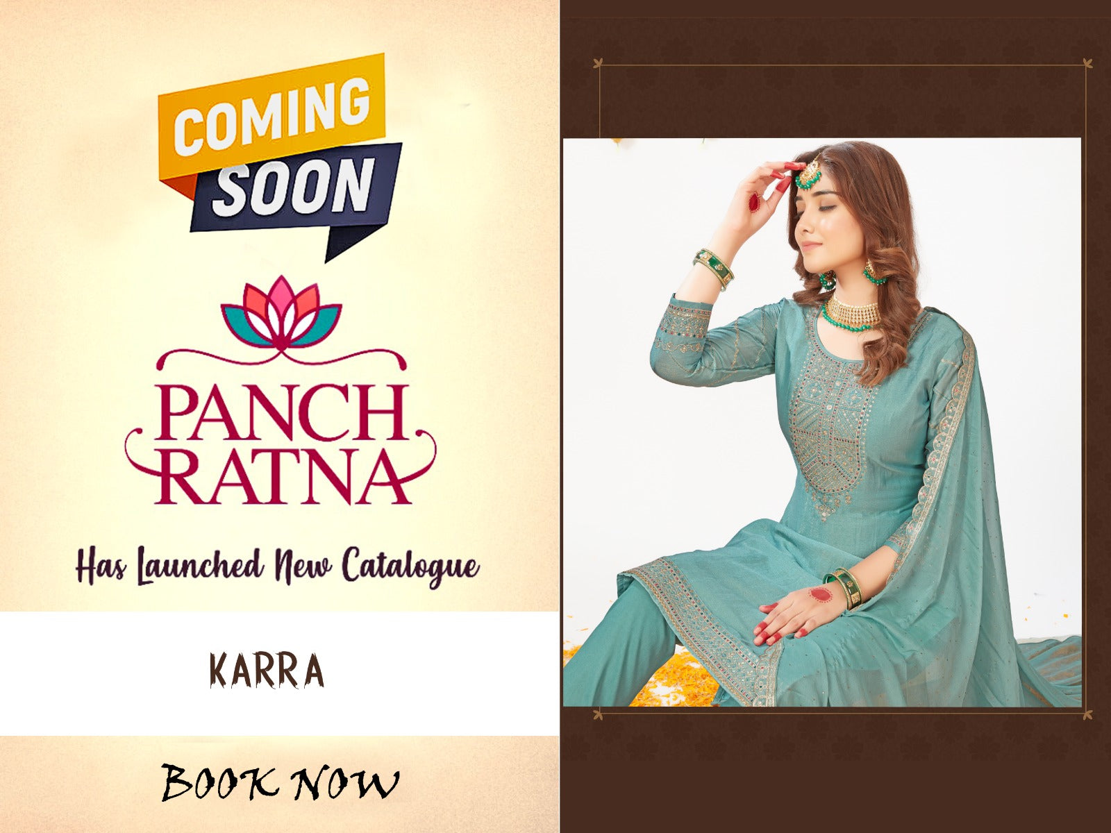 Karra Panch Ratna Simmer Pant Style Suits