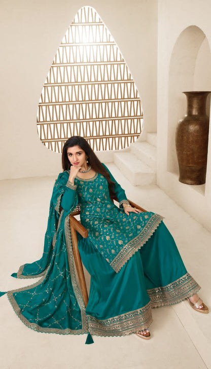 Karva Kuleesh Vinay Fashion Llp Sharara Style Suits