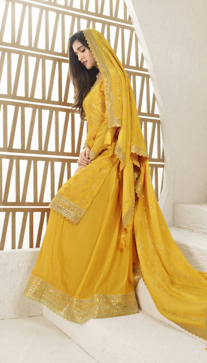 Karva Kuleesh Vinay Fashion Llp Sharara Style Suits