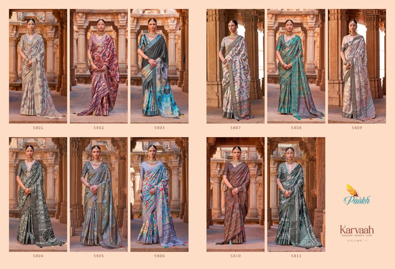 Karvaah Vol 1 Pankh Silk Sarees