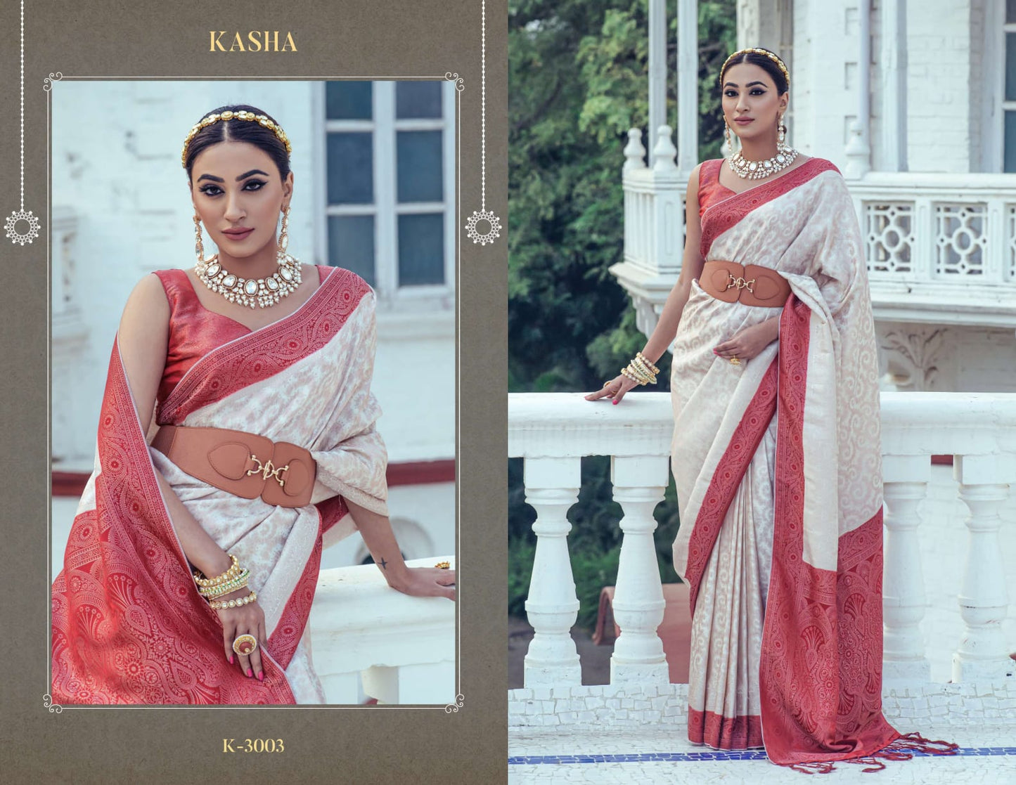 Kasha Kira Satin Sarees