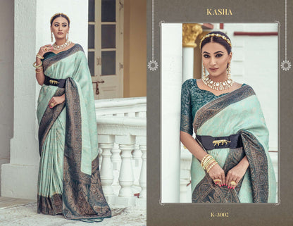 Kasha Kira Satin Sarees