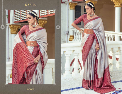 Kasha Kira Satin Sarees