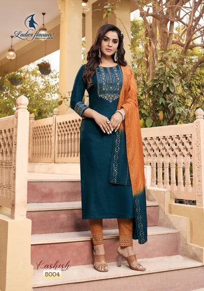 Kashish Vol 5 Ladies Flavour Rayon Readymade Pant Style Suits