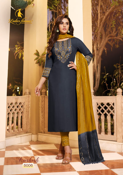 Kashish Vol 5 Ladies Flavour Rayon Readymade Pant Style Suits