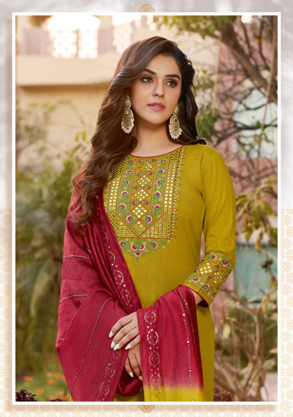 Kashish Vol 5 Ladies Flavour Rayon Readymade Pant Style Suits