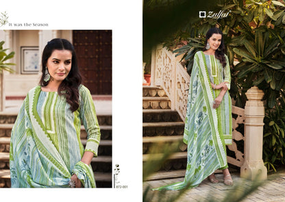 Kashish Zulfat Designer Cotton Karachi Salwar Suits