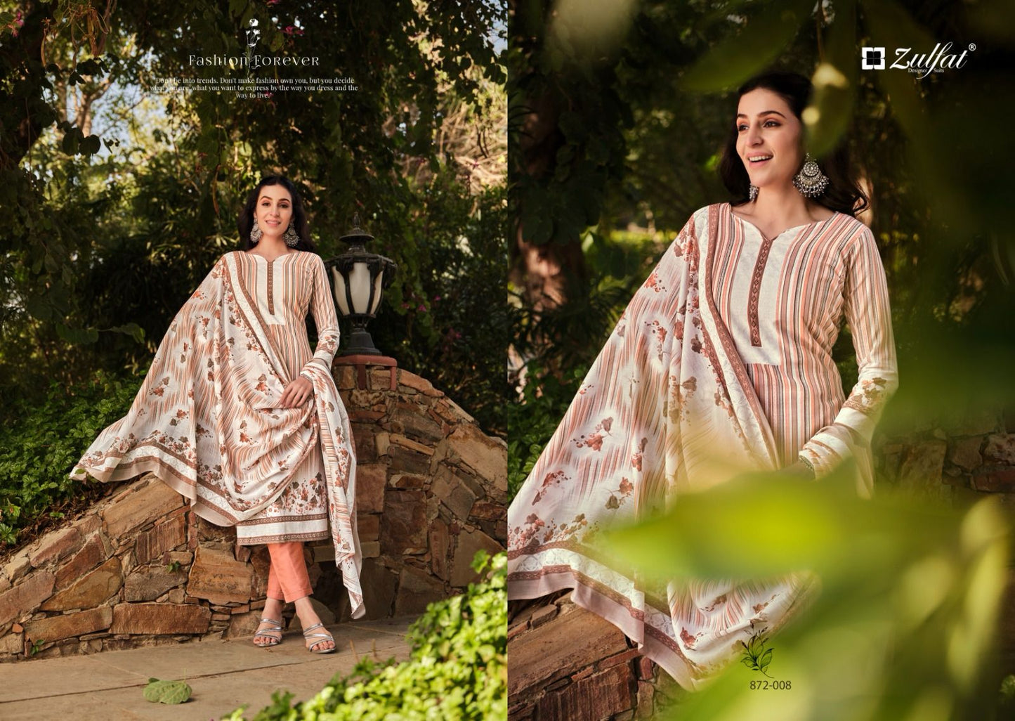 Kashish Zulfat Designer Cotton Karachi Salwar Suits
