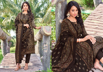 Kashmir Ki Kali Vol 10 Radha Fab Karachi Pashmina Salwar Suits