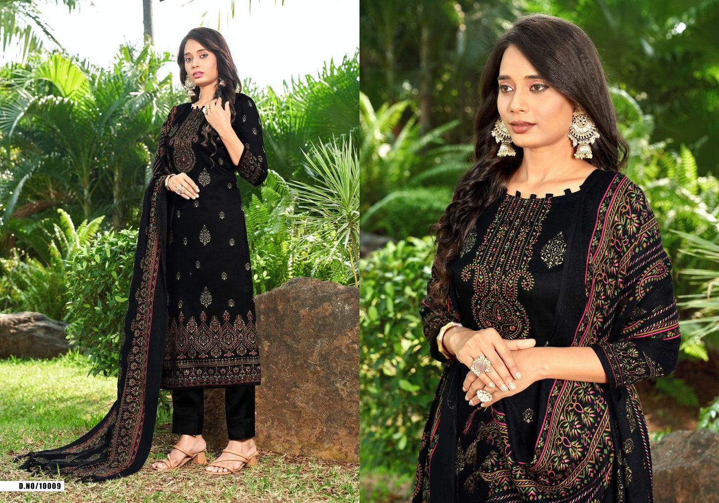 Kashmir Ki Kali Vol 10 Radha Fab Karachi Pashmina Salwar Suits