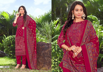 Kashmir Ki Kali Vol 10 Radha Fab Karachi Pashmina Salwar Suits