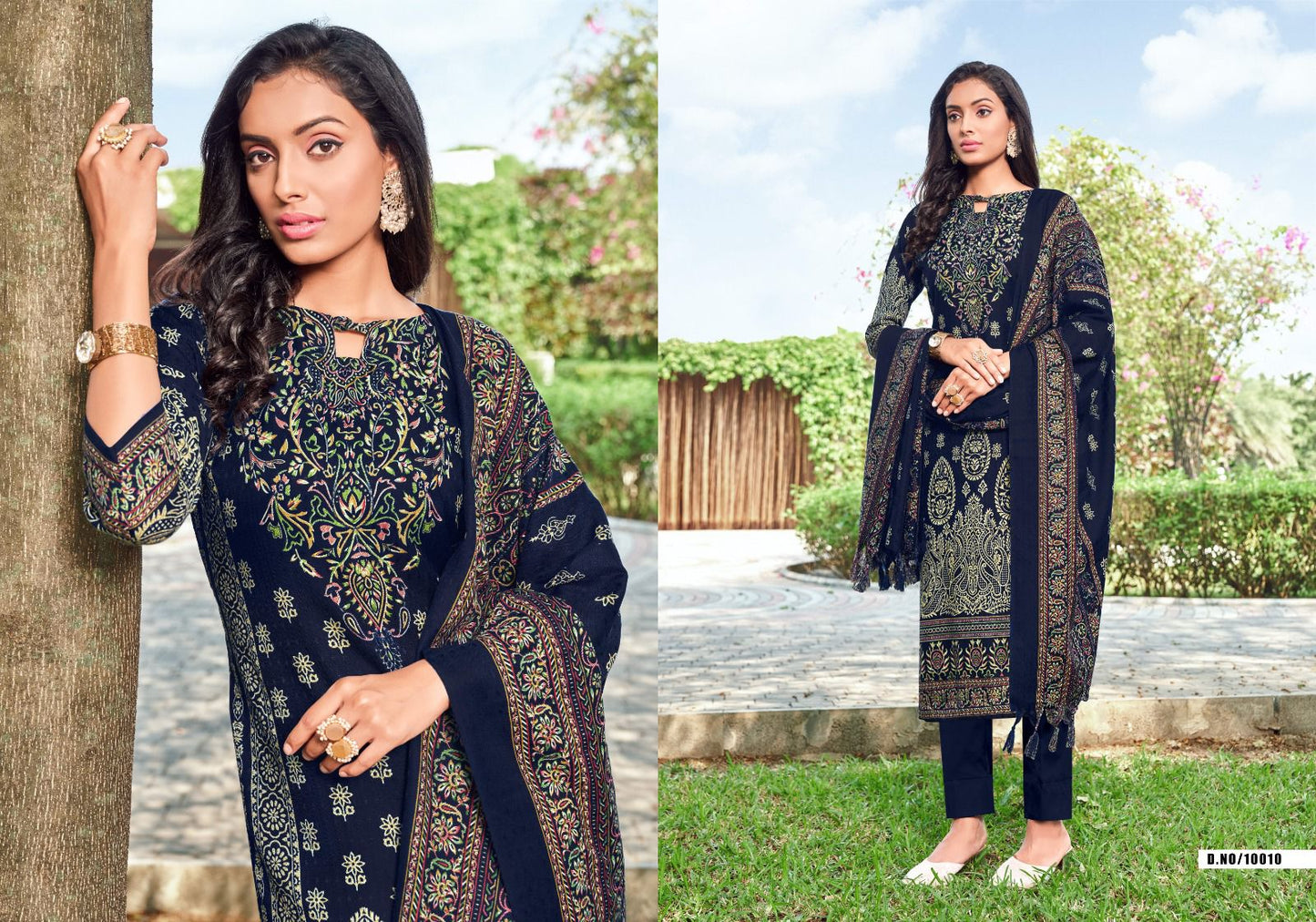 Kashmir Ki Kali Vol 10 Radha Fab Karachi Pashmina Salwar Suits