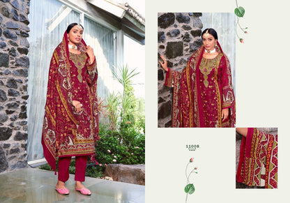 Kashmir Ki Kali Vol 11 Radha Fab Karachi Pashmina Salwar Suits