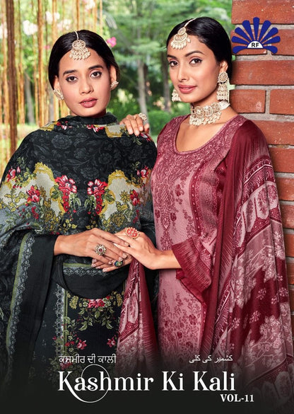 Kashmir Ki Kali Vol 11 Radha Fab Karachi Pashmina Salwar Suits