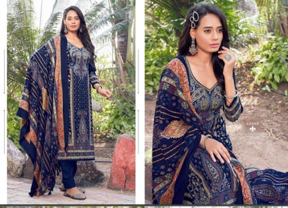 Kashmir Ki Kali Vol 12 Radha Fab Karachi Pashmina Salwar Suits