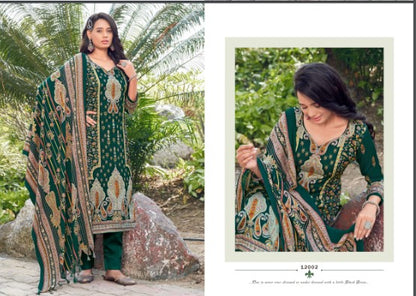 Kashmir Ki Kali Vol 12 Radha Fab Karachi Pashmina Salwar Suits