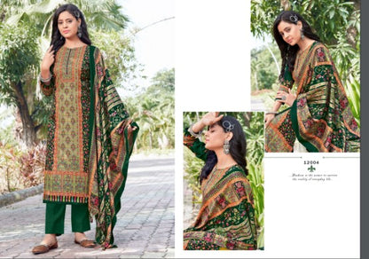 Kashmir Ki Kali Vol 12 Radha Fab Karachi Pashmina Salwar Suits