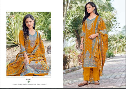 Kashmir Ki Kali Vol 12 Radha Fab Karachi Pashmina Salwar Suits