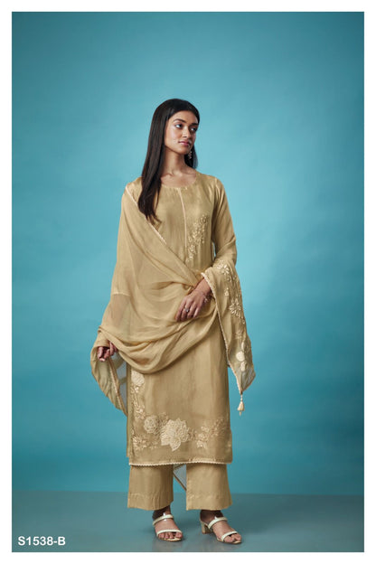 Kashvi-1538 Ganga Habutai Silk Plazzo Style Suits