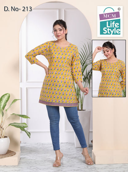 Kashvi Mcm Lifestyle Short Kurtis