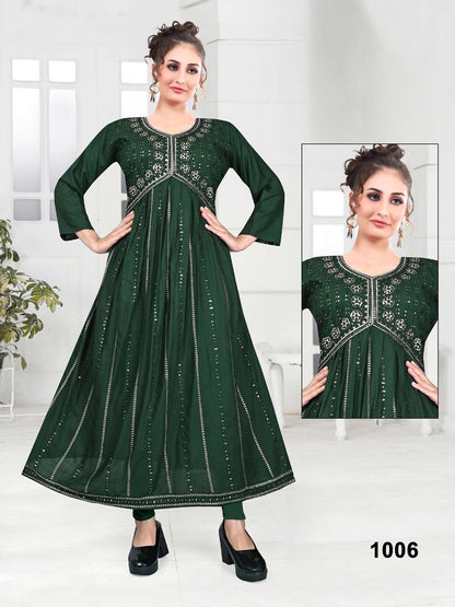 Kashvi Vol 3 Kavinay Rayon Anarkali Kurtis