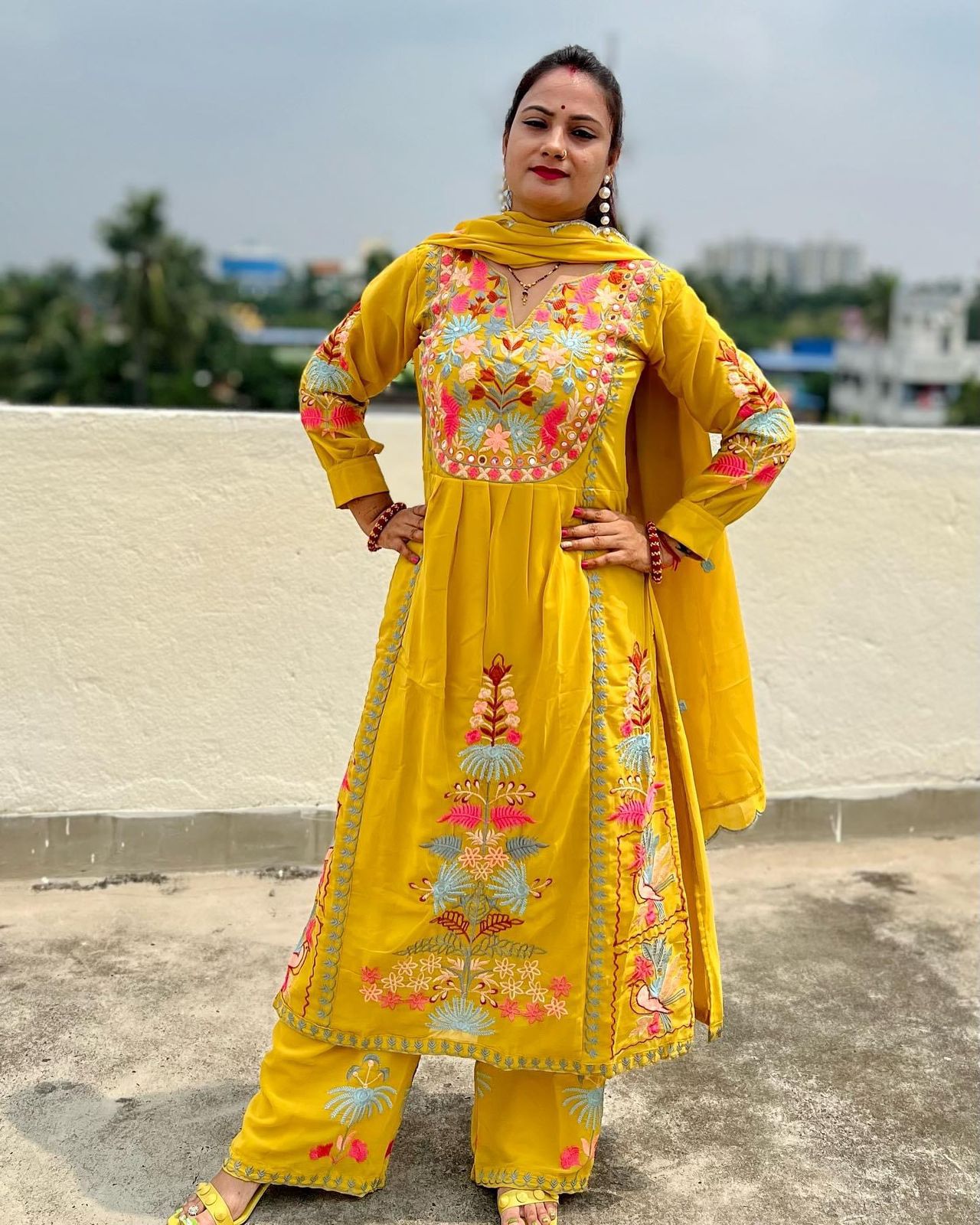 Kasida-Colour Afsana Fox Georgette Readymade Pant Style Suits