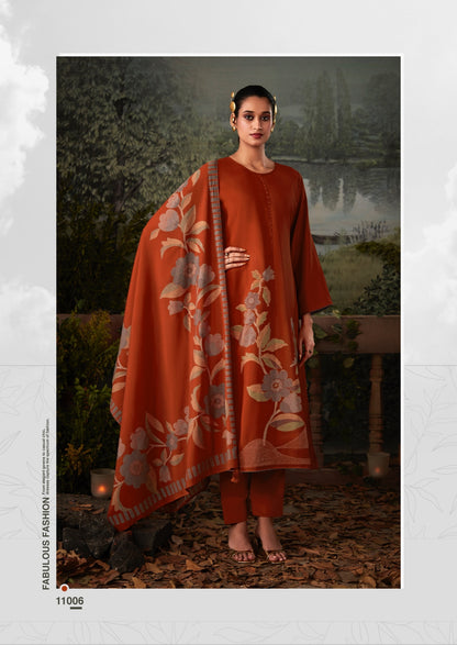 Kasturi Sadhana Viscose Muslin Pant Style Suits